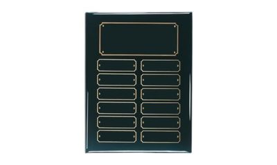 Black Piano Finish Perpetual Plaque: 9 Black Piano Finish Perpetual Plaque: 9" x 12"-103046