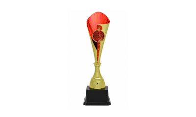 Gold/Red Bruno Cup Trophy: 15-1/2"-100832
