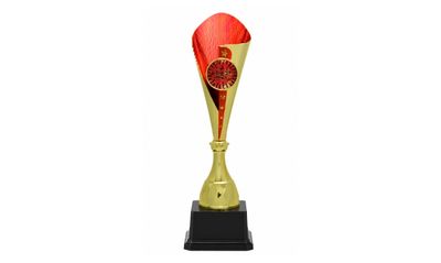 Gold/Red Bruno Cup Trophy: 16-1/4"-100836