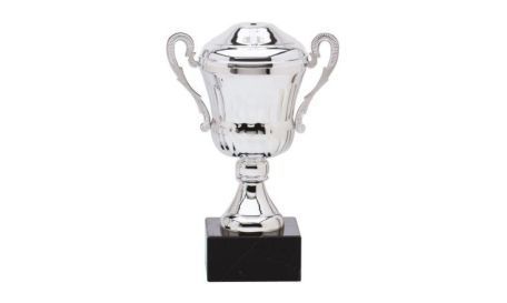Silver Cup on Marble Base: 12 Silver Cup on Marble Base: 12"-103231