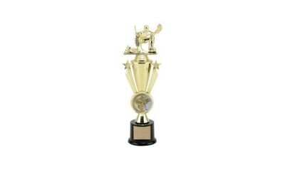 Star Ribbon Cup Trophy: 13-3/8 Star Ribbon Cup Trophy: 13-3/8"-106919