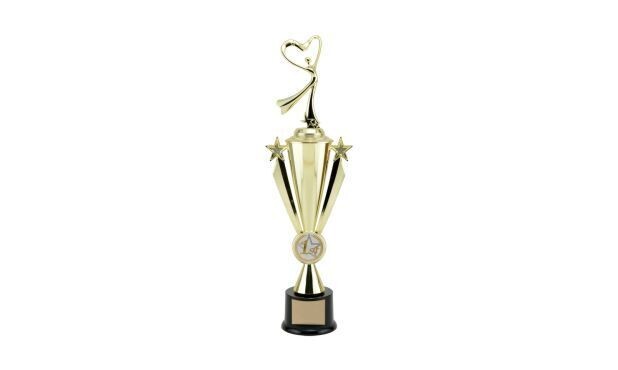 Star Ribbon Cup Trophy: 18-3/8 Star Ribbon Cup Trophy: 18-3/8"-106921