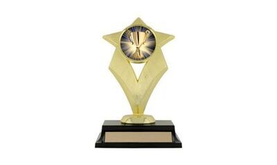 Valiant Trophy with Custom Insert: 7 Valiant Trophy with Custom Insert: 7"-107219
