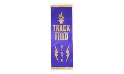 Premier Track & Field 6th Place Ribbon-106962 Premier Track & Field 6th Place Ribbon-106962