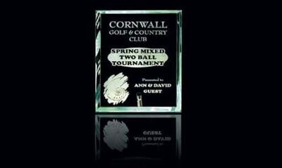 Preston Series Jade Glass Award: 7" x 9"-108695