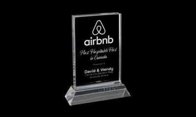 Manhattan Series Optic Crystal Award: 5-1/2 Manhattan Series Optic Crystal Award: 5-1/2"-108606