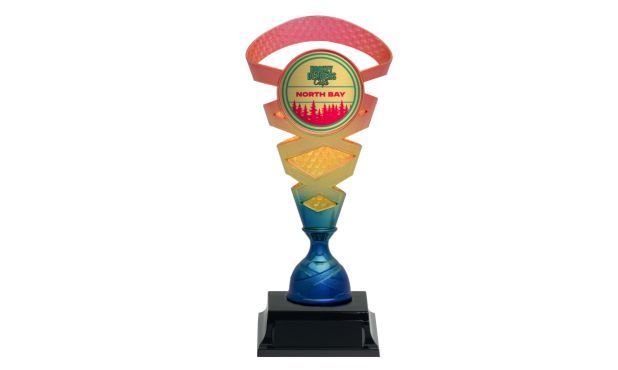 Intrepid Series Cotton Candy Trophy with 2" Insert Holder: 8-1/2"-108736