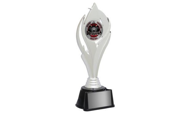 Inferno Series Silver Trophy with 2" Insert Holder: 10-1/4"-108730