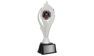 Inferno Series Silver Trophy with 2" Insert Holder: 10-1/4"-108730