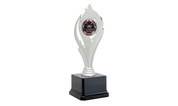 Inferno Series Silver Trophy with 2" Insert Holder: 10-1/4"-108730