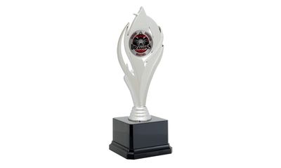 Inferno Series Silver Trophy with 2" Insert Holder: 10-1/4"-108730