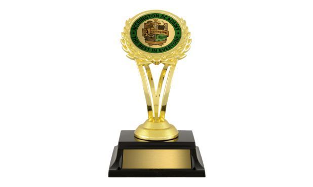 Corona Series Gold Trophy with 2" Insert Holder: 5-3/4"-108724