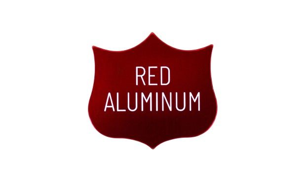 Red 3 Pt Shield: 1-1/2” x 1-1/4”-106106