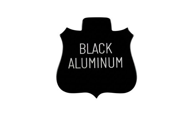 Black Tab Top Shield: 1-1/2” x 1-3/4”-106115
