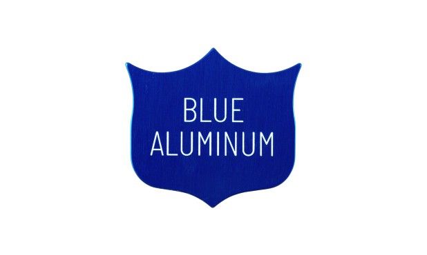 Blue 3 Pt Shield: 1-1/2” x 1-1/4”-106099