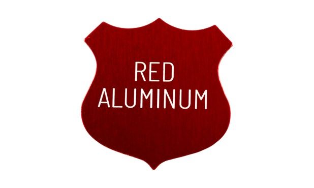 Red Sheriff Shield: 1-1/2” x 1-3/4”-106114