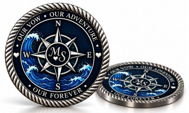 Bright Nickel Plated Challenge Coin – 1-3/4”-108669