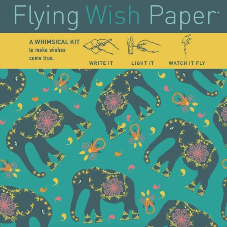 ELEPHANT  / Mini kit with 15 Wishes + accessories