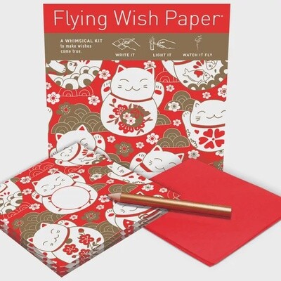 LUCKY CAT / Mini kit with 15 Wishes + Accessories