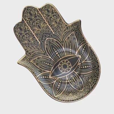Evil Eye-Good Looking Eye Dish-Black