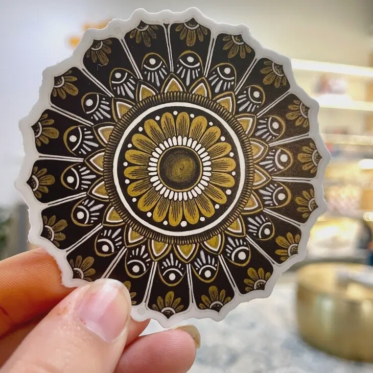 Mandala Eyes Sticker