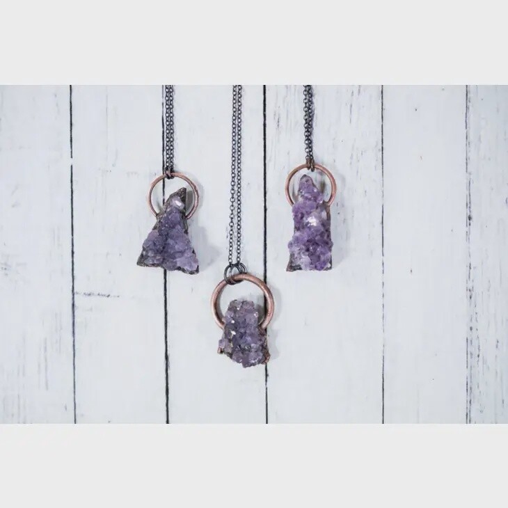 Amethyst Statement Necklace