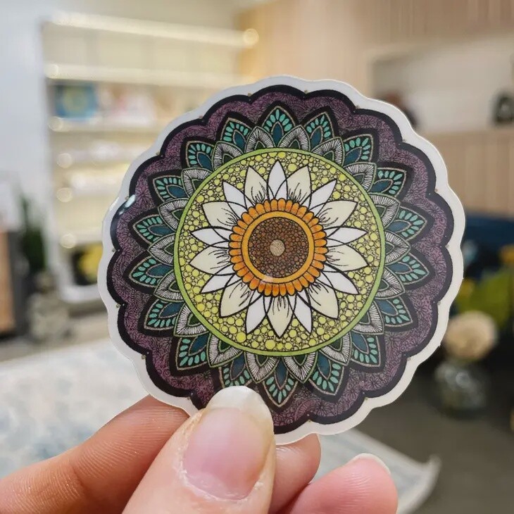 Purple Mandala Sticker