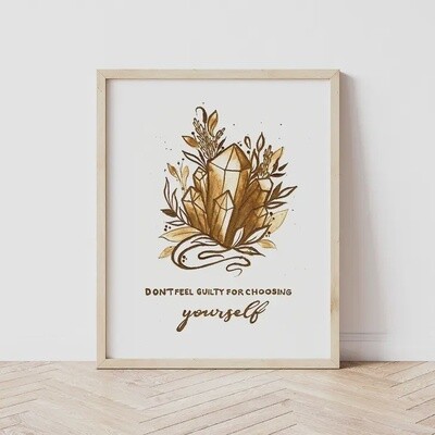 Choose Yourself Henna Art Print