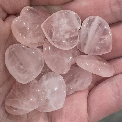 Assorted Carved-mini hearts | 1in