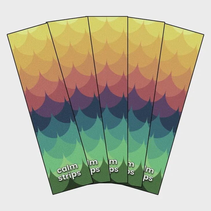 Vivid Waves | Soft Sand Texture Calm Strips