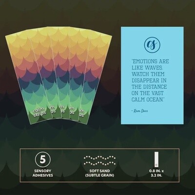 Vivid Waves | Soft Sand Texture Calm Strips