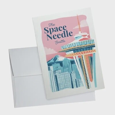 Notecard 107840 Seattle Washington Space Needle Epic City