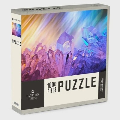 1000 Piece Puzzle Pillars of Quartz Crystals in a Colorfu