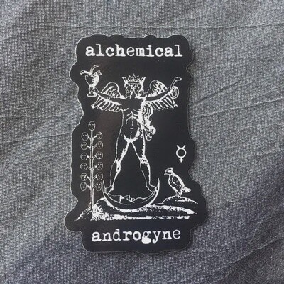 Alchemical Androgyne Vinyl Sticker