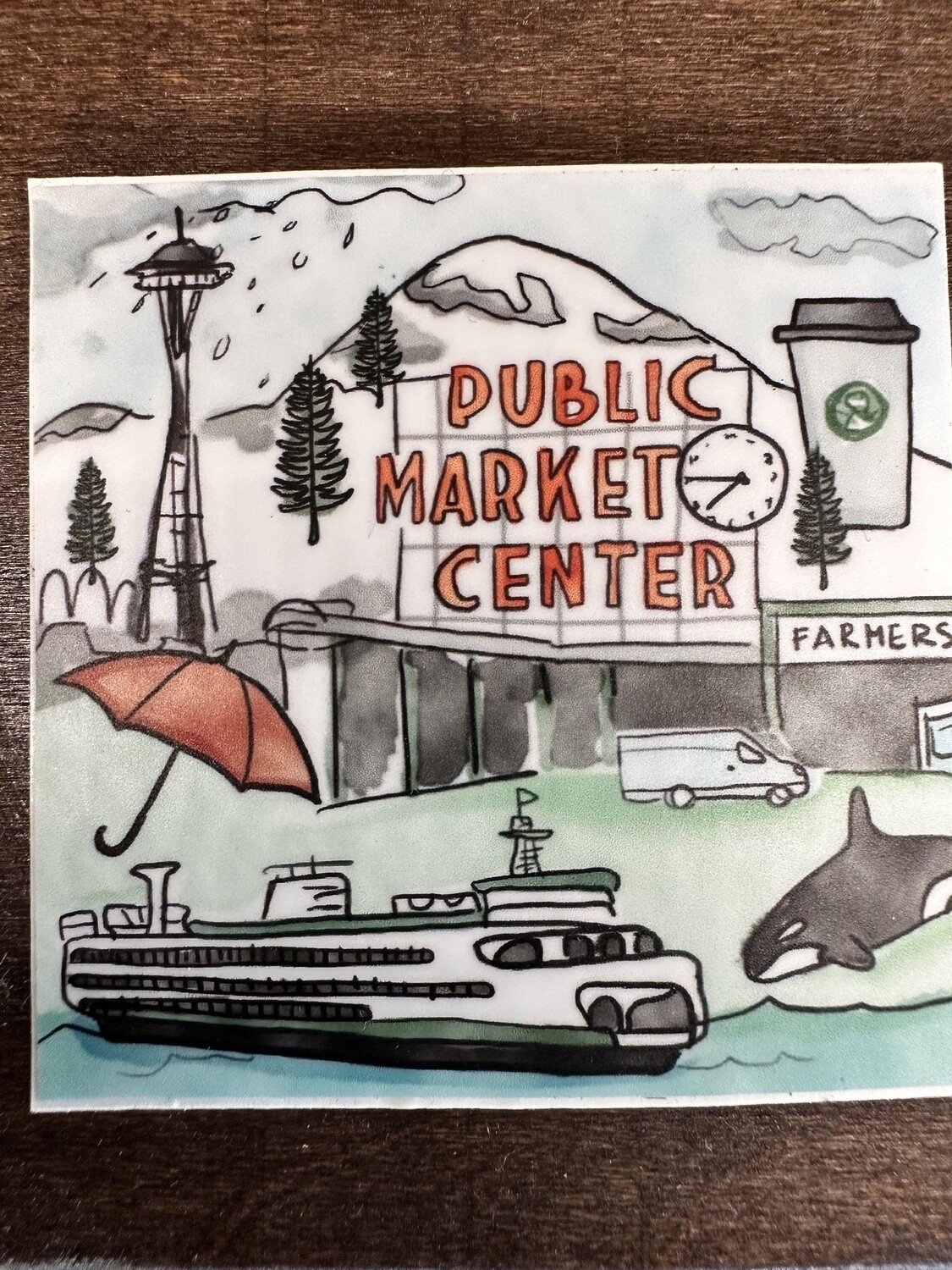 Seattle Icons Sticker