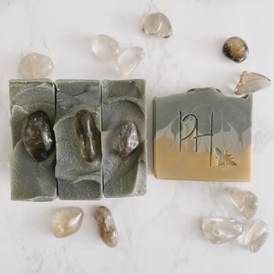 Crystal Soap 4oz - Namaste Protected | Smoky Quartz