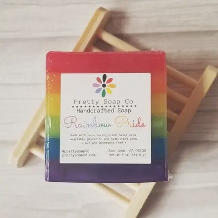 Rainbow Pride Soap - LGBTQ+ Pride Flag
