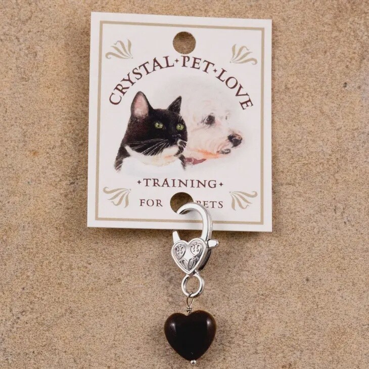 Tiger&#39;s Eye Training Heart Pet Pendant