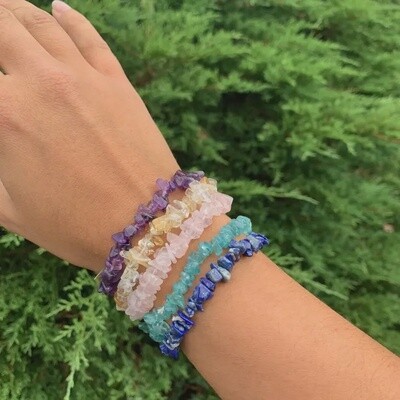 Crystal Chip Bracelet
