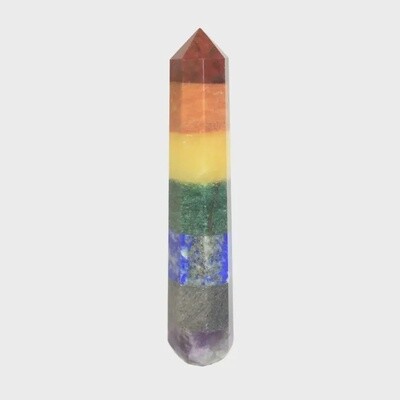 Bonded Chakra Massage Wand 80-90mm  | Handcrafted Gemstone Healing Collection