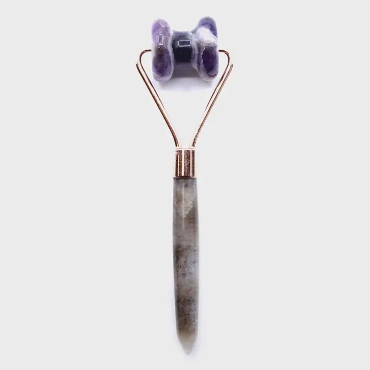 Gemstone Jawline Face Roller | Skincare Tool for Tension Relief