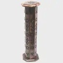Mango Wood Hexagonal Incense Tower