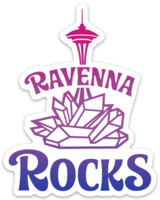 4 inch Pride Die Cut Sticker | Ravenna Rocks Brand