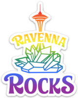 4 inch Pride Die Cut Sticker | Ravenna Rocks Brand