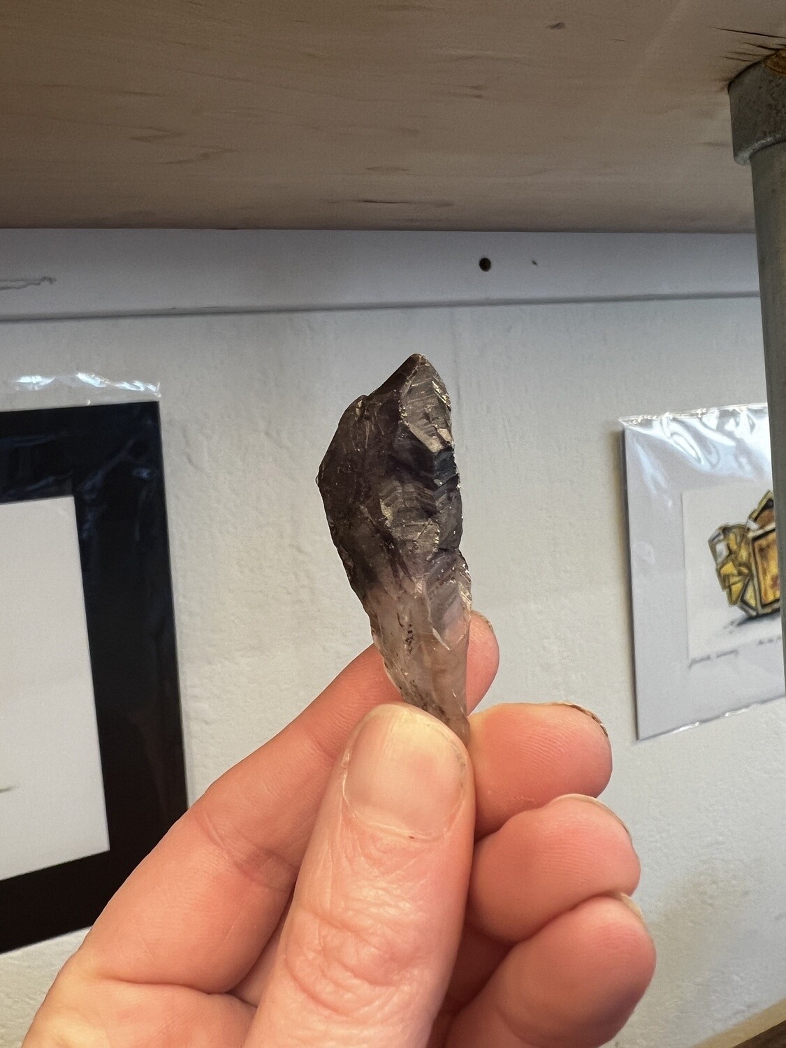 Black Amethyst Points - 2in