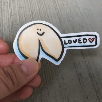 Fortune Cookie Sticker