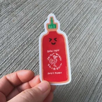 Sriracha Chili Sticker