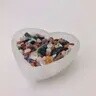 Selenite / Satin Spar Bowl | 10cm, Shape: Heart