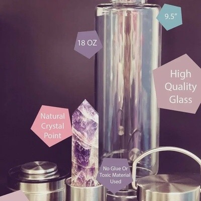 Crystal Water Bottle Infuser | Healing Hydration