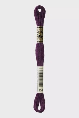 DMC 6-Strand Embroidery Floss-154 (prune)
